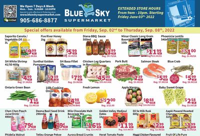 Blue Sky Supermarket (Pickering) Flyer September 2 to 8