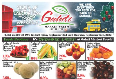 Galati Market Fresh Flyer September 2 to 15