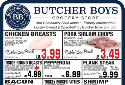 Butcher Boys Grocery Store Flyer October 25 to November 1