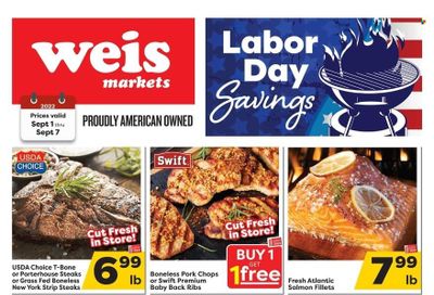 Weis (MD, NY, PA) Weekly Ad Flyer Specials September 1 to September 7, 2022