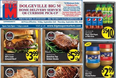 Big M (NY, PA) Weekly Ad Flyer Specials September 2 to September 8, 2022