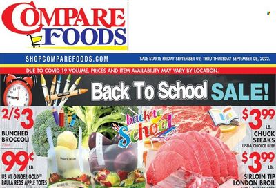 Compare Foods Weekly Ad Flyer Specials September 2 to September 8, 2022
