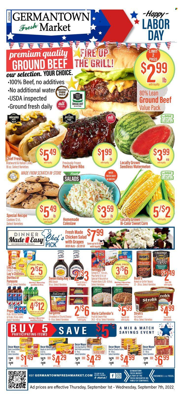 Germantown Fresh Market (OH) Weekly Ad Flyer Specials September 1 to September 7, 2022