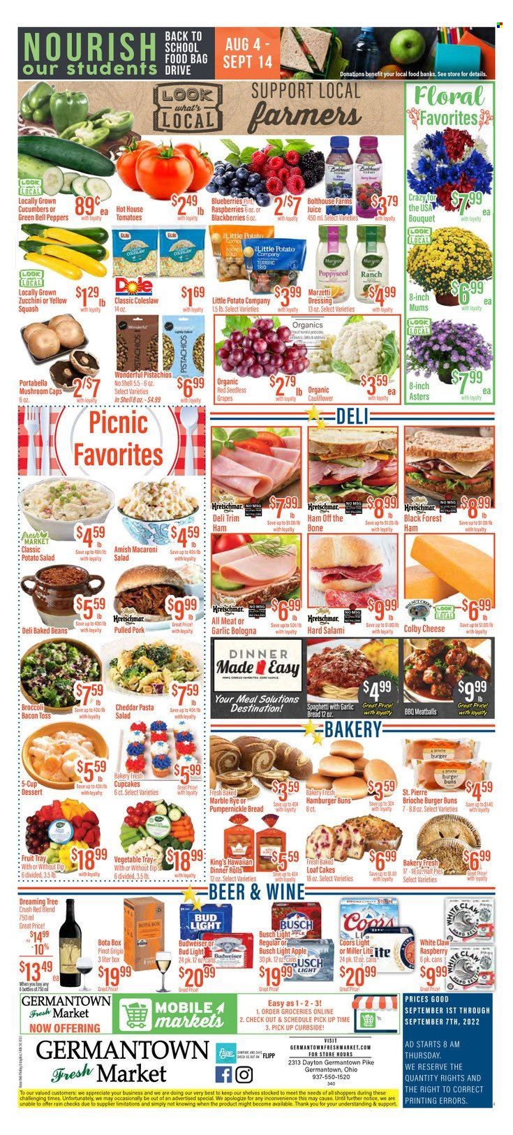 Germantown Fresh Market (OH) Weekly Ad Flyer Specials September 1 to September 7, 2022