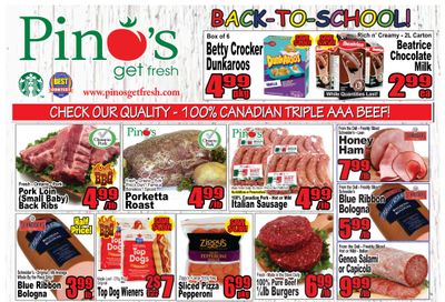 Pino's Flyer September 3 to 9