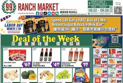 99 Ranch Market (10, MD) Weekly Ad Flyer Specials September 2 to September 8, 2022