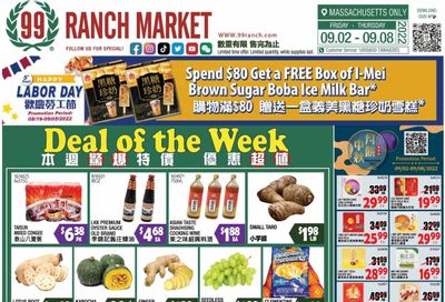 99 Ranch Market (47) Weekly Ad Flyer Specials September 2 to September 8, 2022