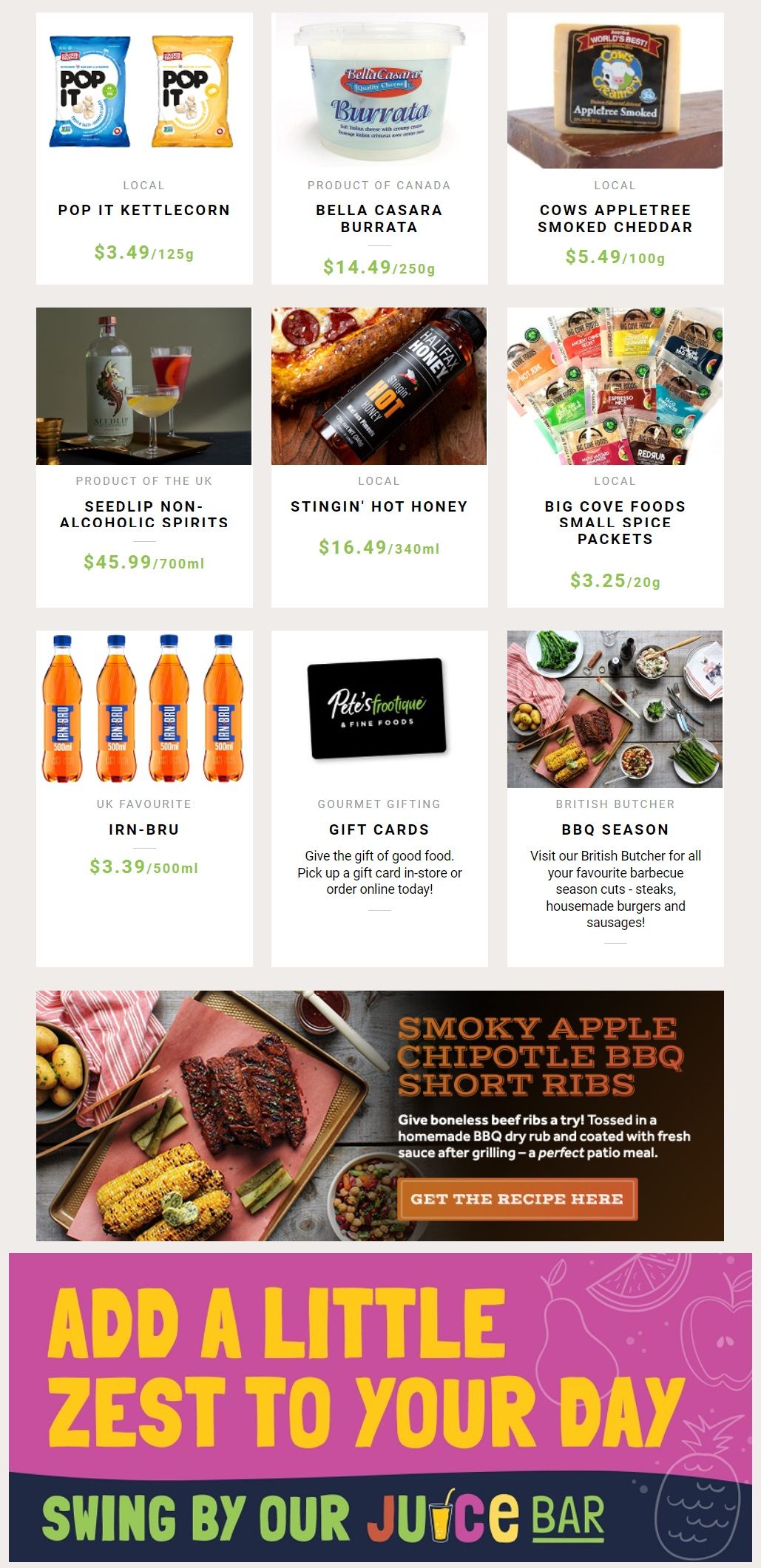 Pete's Fine Foods Flyer September 1 to 7