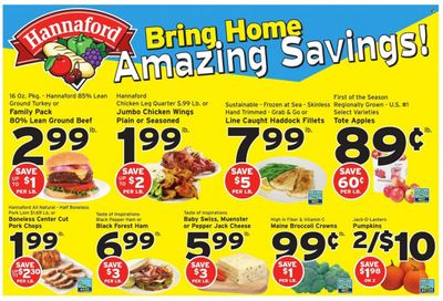 Hannaford (NY) Weekly Ad Flyer Specials September 4 to September 10, 2022