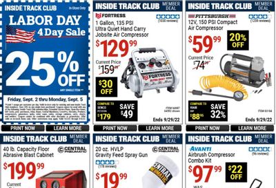 Harbor Freight Weekly Ad Flyer Specials September 4 to September 29, 2022