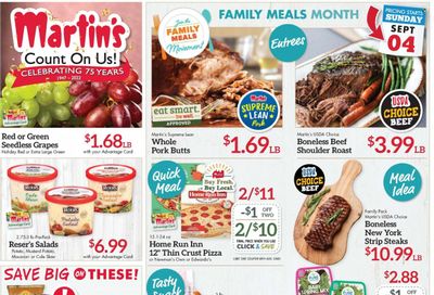 Martin’s (IN, MI) Weekly Ad Flyer Specials September 4 to September 10, 2022