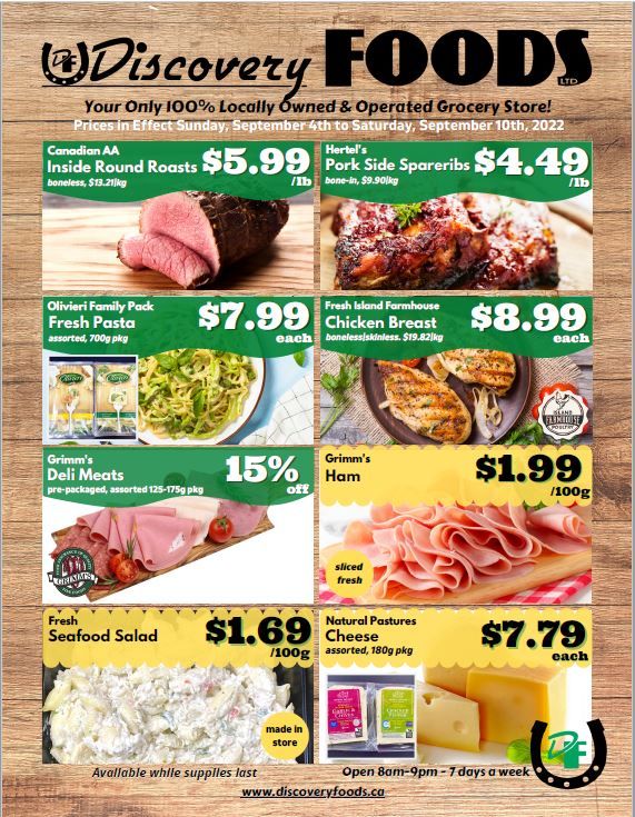 Dscovery Foods Flyer September 4 to 10