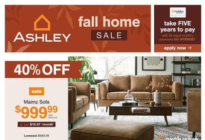 Ashley HomeStore (West) Flyer September 7 to 26
