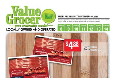 Value Grocer Flyer September 8 to 14