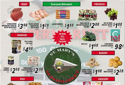 St. Mary's Supermarket Flyer September 7 to 13