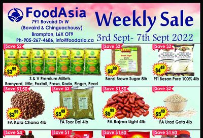 FoodAsia Flyer September 3 to 7