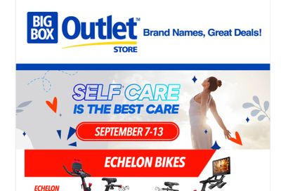 Big Box Outlet Store Flyer September 7 to 13