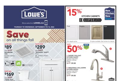 Lowe's (ON) Flyer September 8 to 14