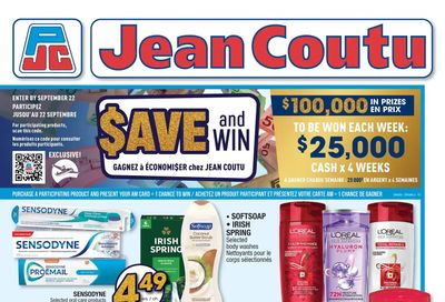 Jean Coutu (NB) Flyer September 9 to 15
