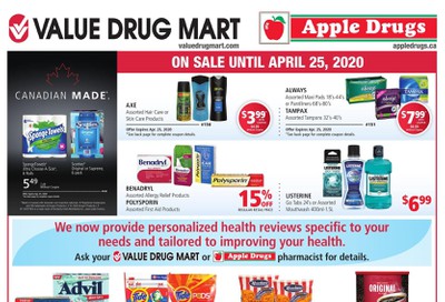 Apple Drugs Flyer April 12 to 25