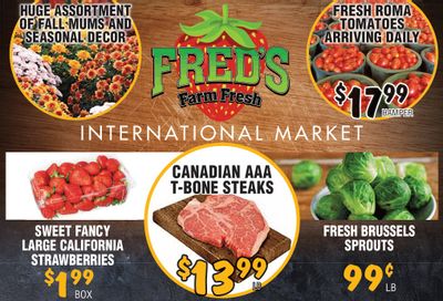 Fred's Farm Fresh Flyer September 7 to 13