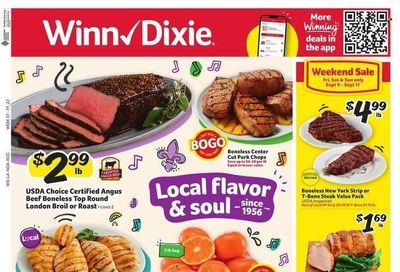 Winn Dixie (AL, FL, GA, LA) Weekly Ad Flyer Specials September 7 to September 13, 2022