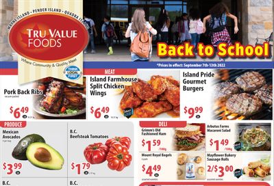 Tru Value Foods Flyer September 7 to 13