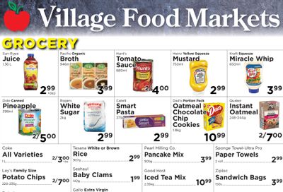 Village Food Market Flyer September 7 to 13
