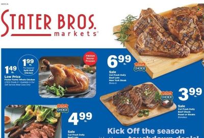 Stater Bros. (CA) Weekly Ad Flyer Specials September 7 to September 13, 2022