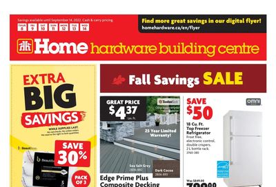 Home Hardware Building Centre (Atlantic) Flyer September 8 to 14