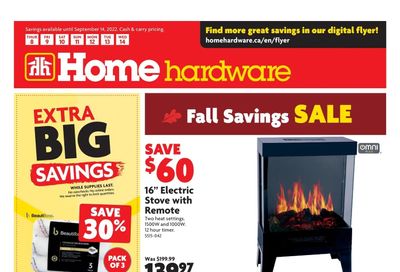 Home Hardware (Atlantic) Flyer September 8 to 14 