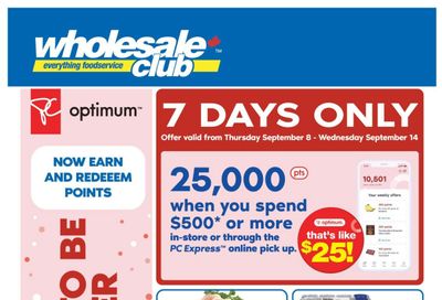 Wholesale Club (ON) Flyer September 8 to 28