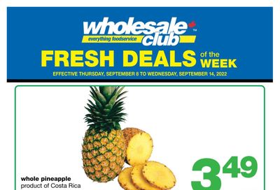 Wholesale Club (West) Fresh Deals of the Week Flyer September 8 to 14