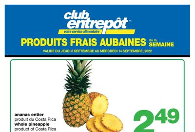 Wholesale Club (QC) Fresh Deals of the Week Flyer September 8 to 14