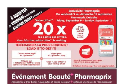 Pharmaprix Flyer September 10 to 16
