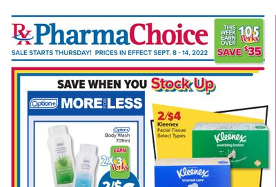 PharmaChoice (BC, AB, SK & MB) Flyer September 8 to 14