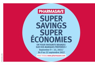 Pharmasave (NB) Super Savings Flyer September 9 to 22