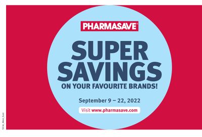 Pharmasave (ON) Super Savings Flyer September 9 to 22