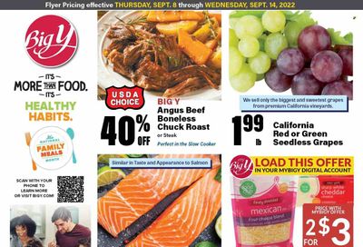 Big Y (CT) Weekly Ad Flyer Specials September 8 to September 14, 2022