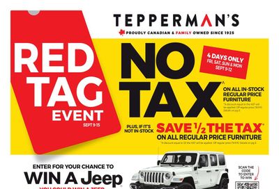 Tepperman's Flyer September 9 to 15