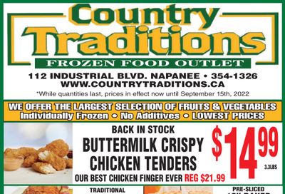 Country Traditions Flyer September 8 to 15