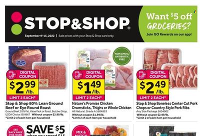 Stop & Shop (NY) Weekly Ad Flyer Specials September 9 to September 15, 2022