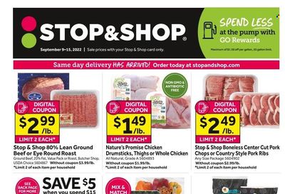 Stop & Shop (MA) Weekly Ad Flyer Specials September 9 to September 15, 2022