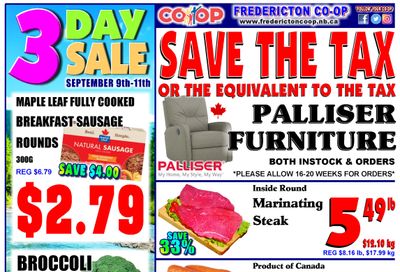 Fredericton Co-op Flyer September 8 to 14