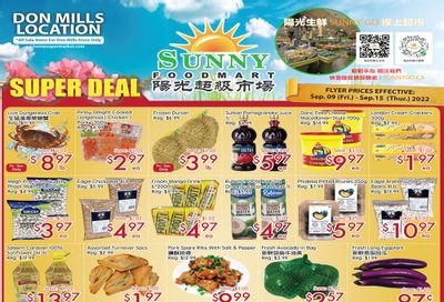 Sunny Foodmart (Don Mills) Flyer September 9 to 15