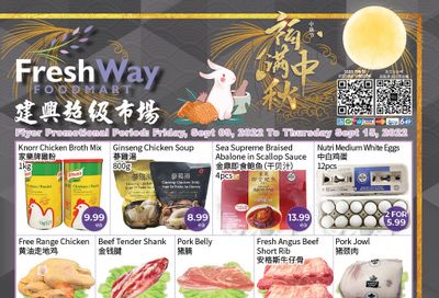 FreshWay Foodmart Flyer September 9 to 15