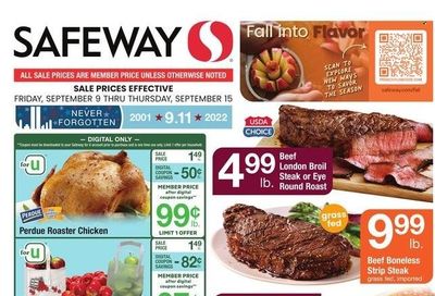 Safeway (MD, VA) Weekly Ad Flyer Specials September 9 to September 15, 2022