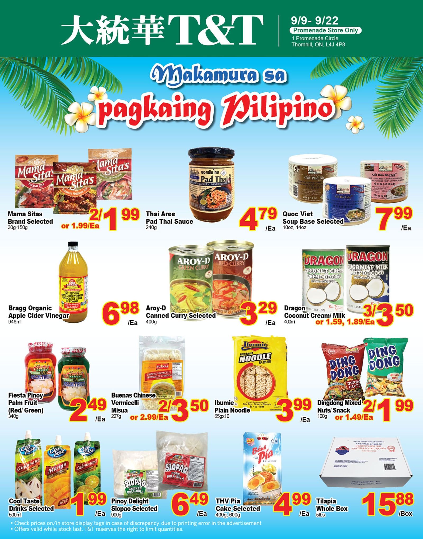 T&T Supermarket (GTA) Flyer September 9 to 15