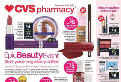 CVS Pharmacy Weekly Ad Flyer Specials September 11 to September 17, 2022