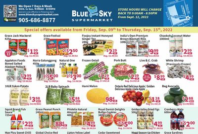 Blue Sky Supermarket (Pickering) Flyer September 9 to 15